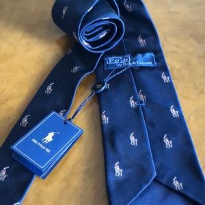 NWT polo blue label tie